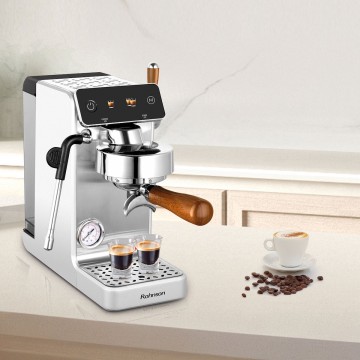 Rohnson R-98300 Suprema Μηχανή Espresso 2700W Ασημί Rohnson R-98300 Suprema Μηχανή Espresso 2700W Ασημί